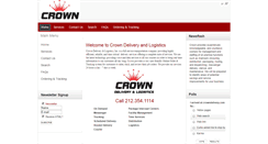 Desktop Screenshot of crowndelivery.com