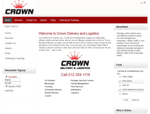 Tablet Screenshot of crowndelivery.com